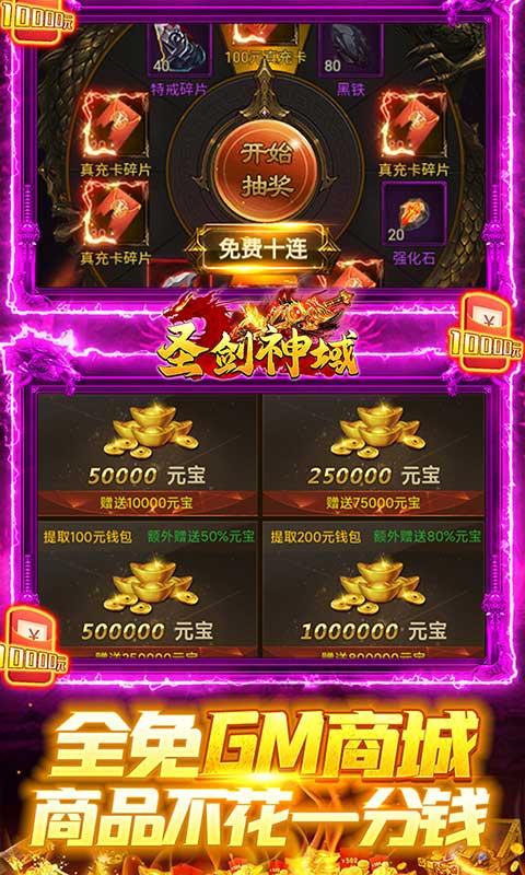 圣剑神域（GM无限充值工具）游戏截图4