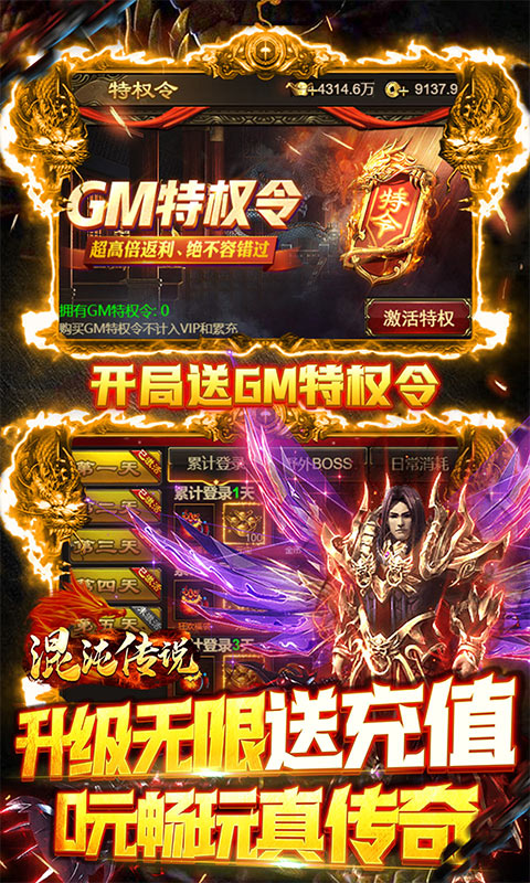 混沌传说（送真充GM令）游戏截图4
