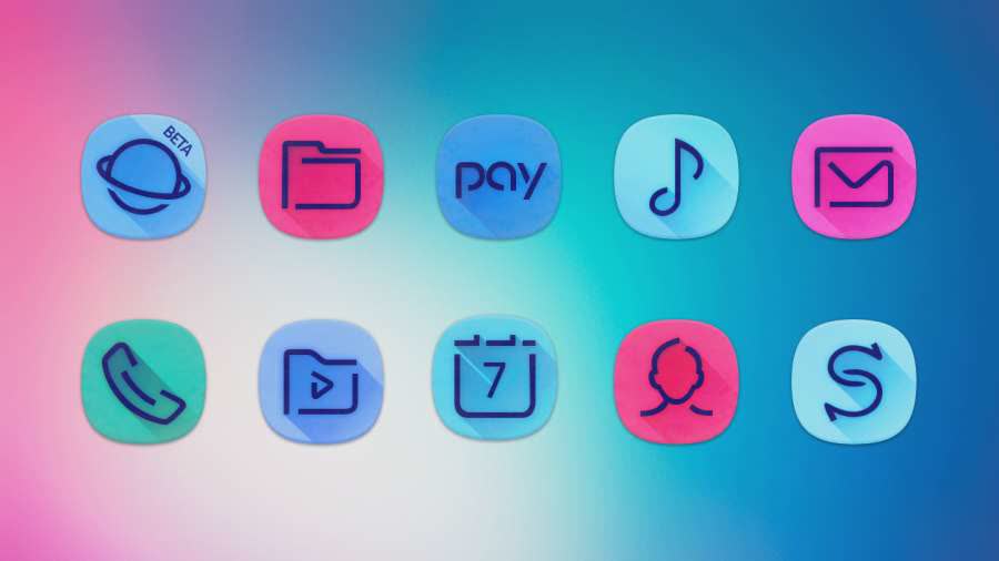 Unicorn Dark图标包app