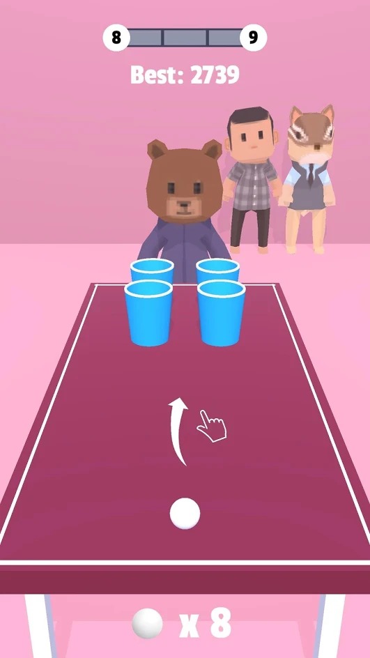 啤酒乒乓球截图1