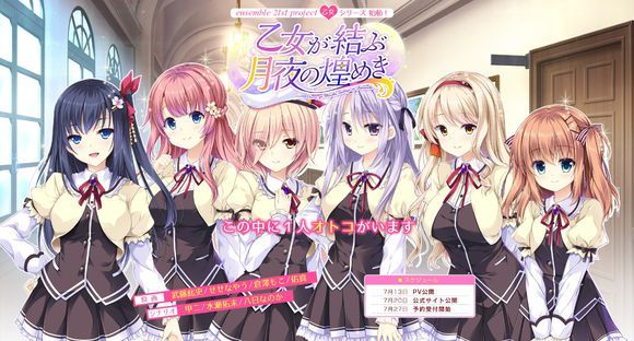 少女结成的月夜闪烁游戏截图3