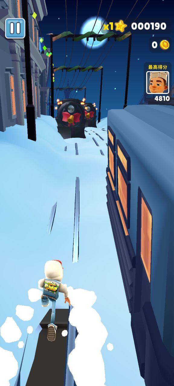 地铁跑酷破解版雪地版国际服游戏截图3